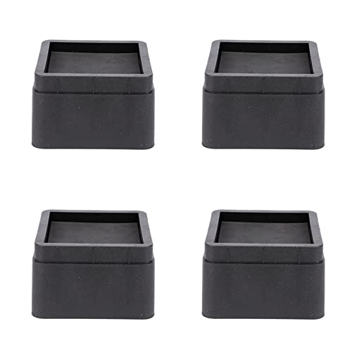 Elevadores de cama de 2 pulgadas con base protectora para patas de sofás y mesas 5