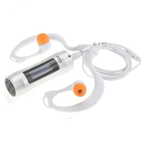 Walsoon WS530 Waterproof Underwater 4GB MP3 Music Player OLED Screen+FM Radio IPX8 for Swimming (Silver)
