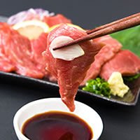 馬刺し上赤身ミニパック約300g/2ー6本