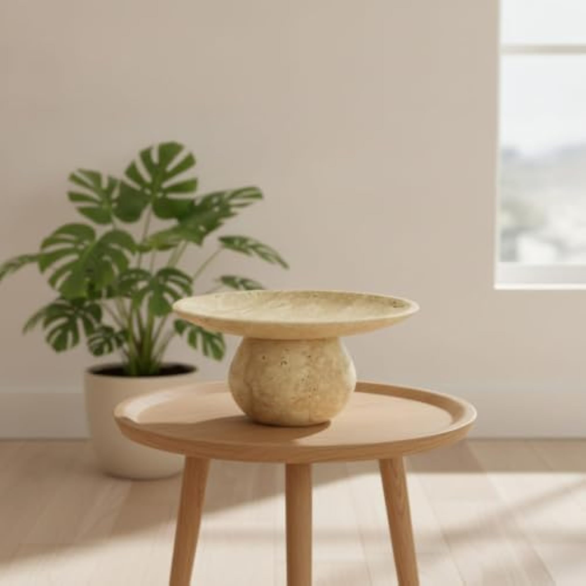 Smooth Marble Tray, Polished Design