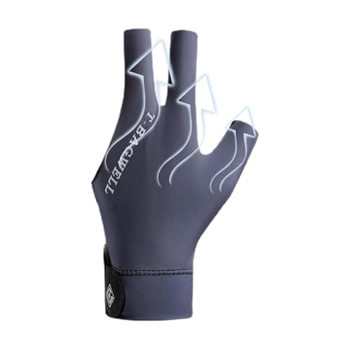 Professional Billiard Gloves - Three Finger Pool Players Gloves | Billiard Gloves For Billiard Cues | Lightweight Sports Gloves | Breathable Billiard Pool Gloves | Sports Accessories For Billiards Lov