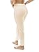 Underworks Women Nylon Ankle Length Beige Pantliner Pant Slip with Snip a Length Beige X-Large