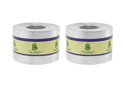 TREE MAISON CORONATING HOMES Aluminium Strip | 1 INCH | Pack of 2 | Aluminium Strip for Vastu | Vastu Strip Remedy | Width-25mm, Thickness-0.3mm, Length-8 Feet Approx
