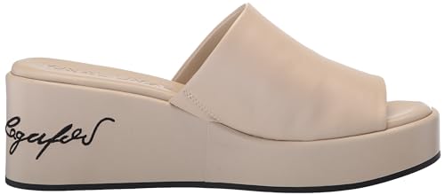 Image of KARL LAGERFELD Women's Calvina Slip on Platform Wedge Sandal