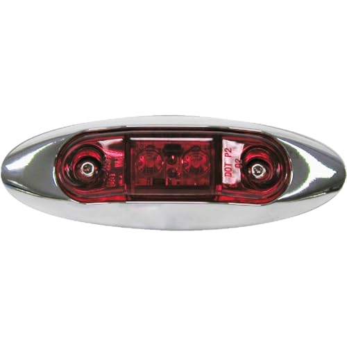 PM V168XR Red Slim Line Clearance & Side Marker Lights Kit
