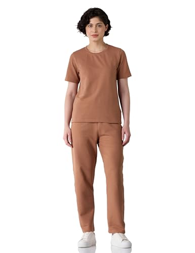 Image of Amazon Brand - Symbol Women's T-Shirt & Pant Set | Regular Fit (Available in Plus Sizes)