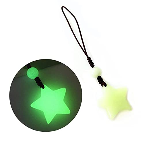 hejhncii Luminous Star Keychain Fashion Handbag Pendant Unisex Key Chain Charm Key Chain Glow In The Dark Couple Pendant