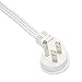 Amazon Basics 15-Foot 3-Prong Flat Plug Grounded Indoor Extension Cord with 3 Outlets - 13 Amps, 1625 Watts, 125 VAC, White