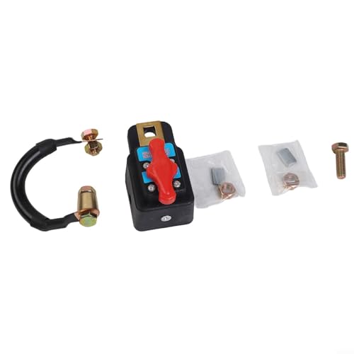 Shophubio Car Disconnect Switch 12V-24V Quick Cut Off Power Kill Protector Brass Anti Theft for Car Truck RV Boat Marine Vehicle Negative Terminal