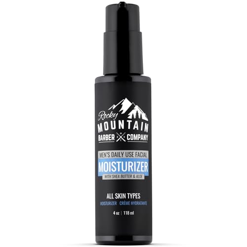 Men’s Face Moisturizer – Made in Canada – With Shea Butter, Jojoba Oil, Argan Oil & Vegetable-Derived Glycerin – Fragrance-Free Formula For All Skin Types