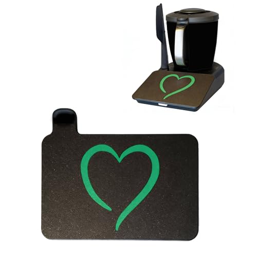 SUNUCO Protector Compatible con Thermomix TM7 de Vorwerk – Protector de Pantalla Resistente con Soporte para espátula, Accesorio para Bimby, con Colores y Texto personalizab
