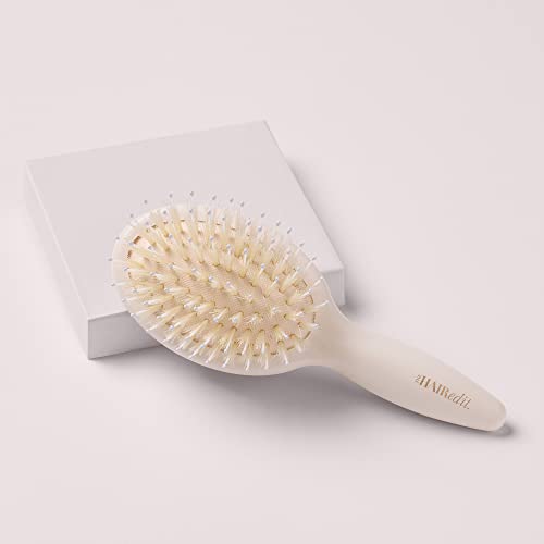 The Hair Edit Finish & Shine Travel Size Boar Bristle Hair Brush #TOP3