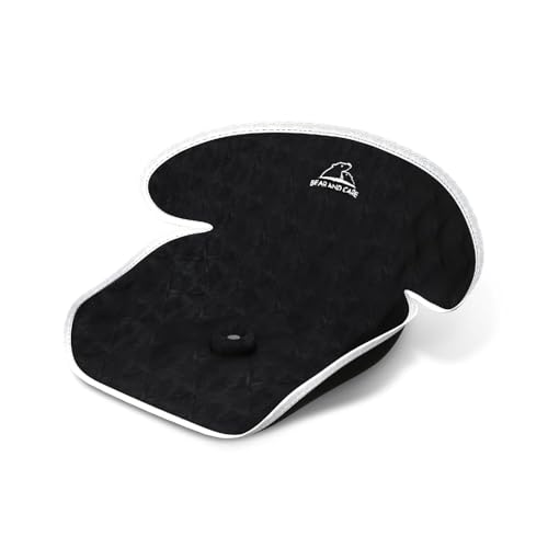Image of Bear and Care - Piddle Pads - Strollers, Bouncers & Car Seat Pad, Waterproof & Machine-Washable Cover on Car Potty for Toddler Toilet Training (Black, 1 Count (Pack of 1))