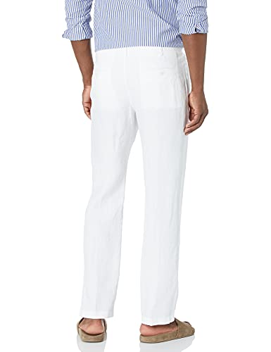 Perry Ellis Men's Drawstring Linen Pant Casual Pants
