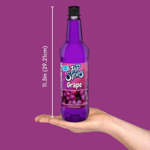 (Sugar Free) 750Ml Hip Syrups (Grape) #TOP2