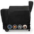 PLUSBROIL Grill Cover for Traeger Pro 34 & 780 Series - 600D Heavy Duty Waterproof Wood Pellet Smoker Cover, Fits Traeger Pro 34, 780, Texas 34, BAC380, BAC504, Z Grills 700 & 550 Series Accessories