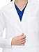 COZY SCRUBS Lab Coat for Women with 3 Pockets, Professional White Women's Lab Coat Long Sleeve, Hip-Length Fit (Previously COZYFIT), White, M