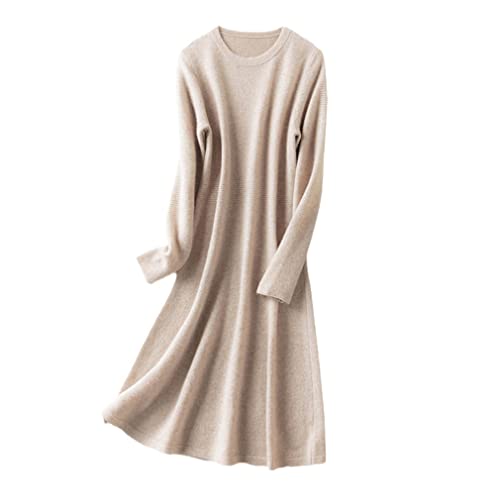 Suvoiier Damen-Strickkleider aus Kaschmir und...