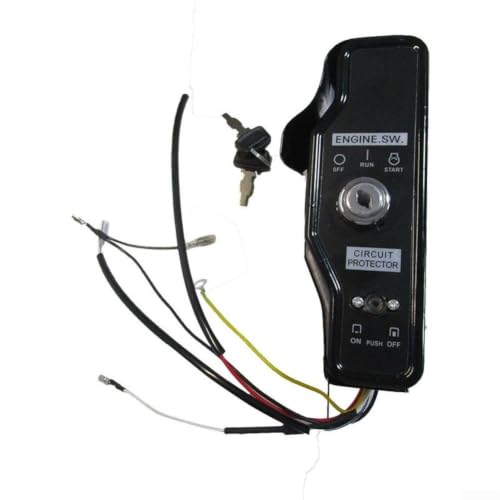 Caja de control para motor 173F y 177F interruptor con arranque eléctrico de 24x15x6 cm 3
