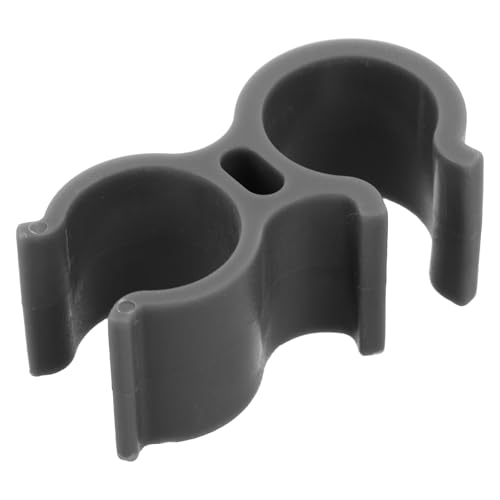 SWOOMEY Soporte para Rociador de Ducha y Clip de Manguera, Accesorio Gris para Banco de Baño, Ayuda en Ducha para Personas Mayores y Uso en Silla de Baño