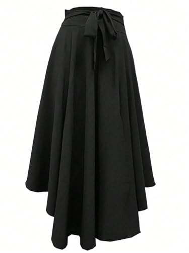 Beach Women's Women's Solid Color Slit Skirt3