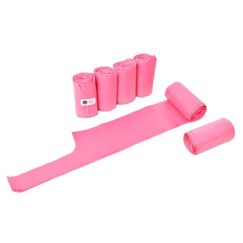 Image of Large Dog Waste Bags on a Roll with Easy Tie Handles, Extra Thick and Strong Poop Bags, 5.5 x 5.5 x 17 Inches