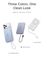 UGREEN MagFlow Air Ultra Slim Powerbank Magsafe 10000mAh Qi2 15W, (Blau) – Ansicht 9