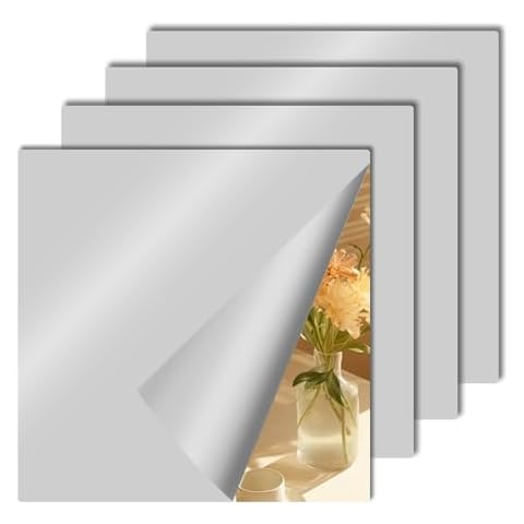 Decoroom Self-Adhesive Acrylic Mirror Tiles Cover