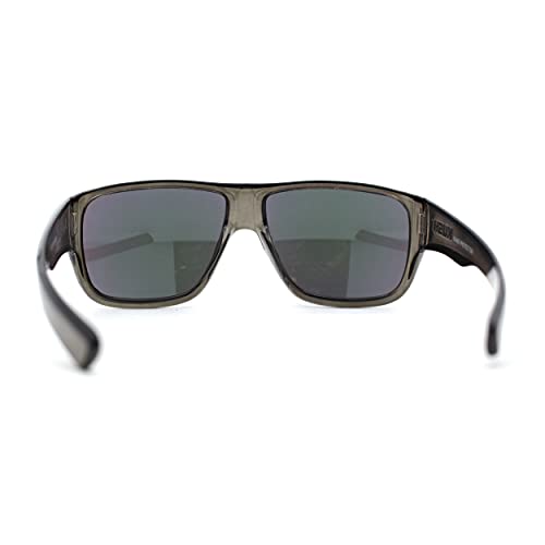 Kush Color Mirror Oversize Rectangular Sport Sunglasses4