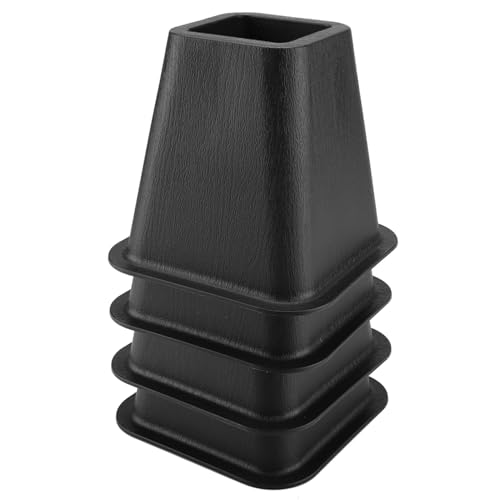 Hapivida Elevadores de Muebles, Juego de 4 Patas de Elefante para Cama Silla Escritorio Mesa, Aumenta Espacio de Almacenamiento, Base Ancha Estable, Apto para Varias Superficies