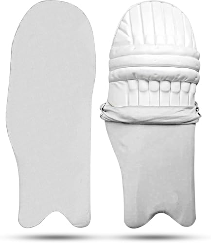 Image of Cricket Leg Guard Pad Skin - Cover / Outer Skin (1 Pair White )