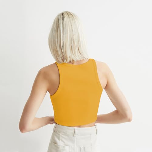 Image of KERI PERRY Tops for Women Crop Top for Women's Tank Activewear Tee Sports Western Casual Cotton Camisole Pack of 3 Combo