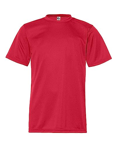 C2 Sport Youth Performance T-Shirt, XS, Red