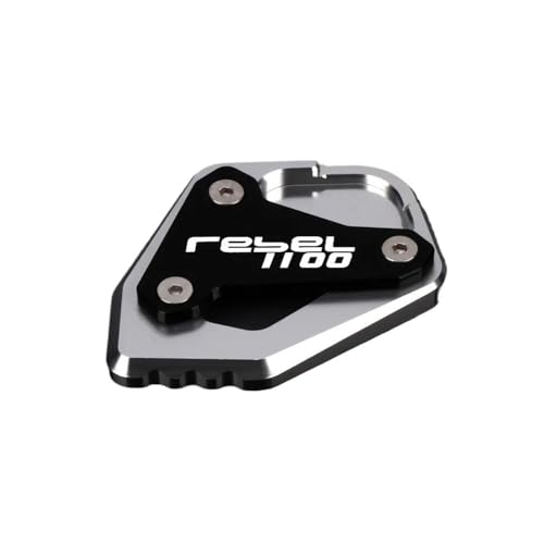 Plaque support béquille Rebel CMX1100 aluminium CNC finition haut de gamme