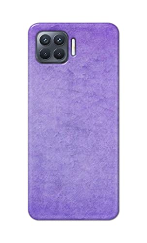 Image of Plain Purple Hard Back Case Cover for Oppo F17 Pro, ‎CPH2119 Back Cover -(J5) VNS2226