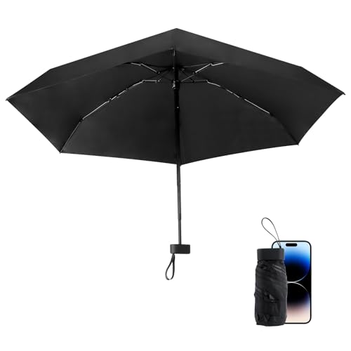 RISVOWO Mini Parapluie Pliant 6 Baleines - Résistant...