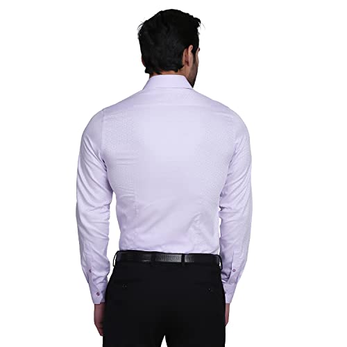Image of Blackberrys Men's Cotton Solid Slim-Fit Formal Shirts