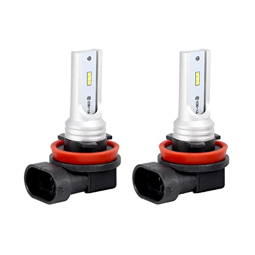 Bopfimer H8 H11 H16 Led Fog Light Bulb H16 Led Fog Lamp High Csp-Y11 White 6500K (Pack Of 2)