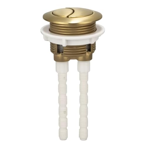 38mm Gold Brass Dual Flush Toilet Tank Button
