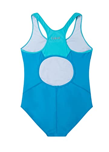 Baleaf Girls' Swimsuits Athletic One Piece Bathing Suit Modest Racer Back Swimwear 9-16 Years Hawaii Green 32 #TOP4