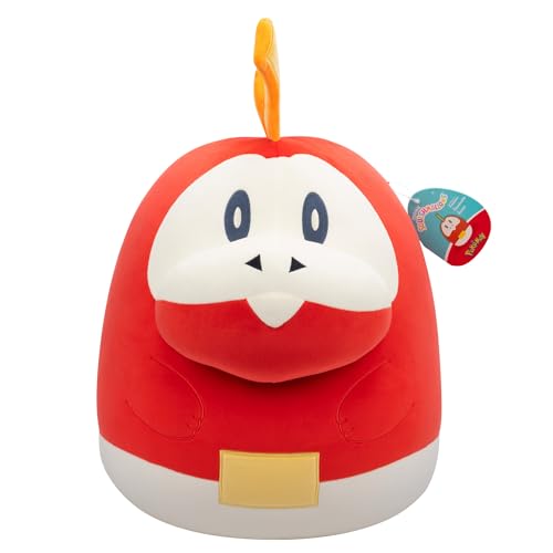 Peluche Pokémon Squishmallow Fuecoco 35 cm, doudou Chochodile moelleux pour enfant