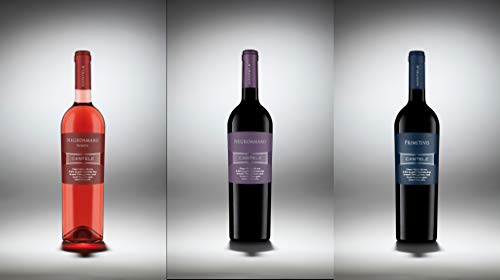 CANTELE 3 Bottiglie Vino Rosso PRIMITIVO, Vino Rosso NEGROAMARO, Vino Rosato NEGROAMARO I.G.T. SALENTO