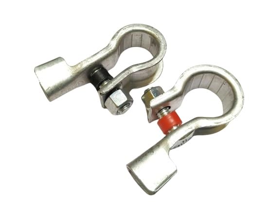 2 Pieces Brass ELCT Part Terminal Sumo Plate Type Battery Terminal for Diesel Car Battery