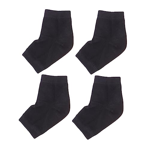 HAPINARY Heel Anti-Crack Socks 2 Pairs Moisturizing Gel Socks Soft Ankle for Foot Care Ideal for Night Wear