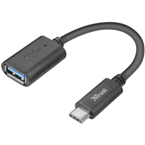 Trust USB Typ C zu Standard USB 3.1 Gen 1-Konverter, Schwarz – Ansicht 1