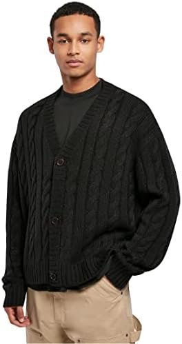 Urban Classics LONG HOODED OPEN EDGE CARDIGAN - Sweater Met Rits - View #8