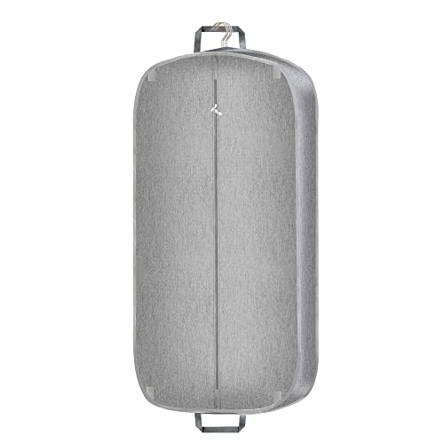 Limoomil 42" Heavy‑Duty Waterproof Foldable Travel Garment Bag, Grey