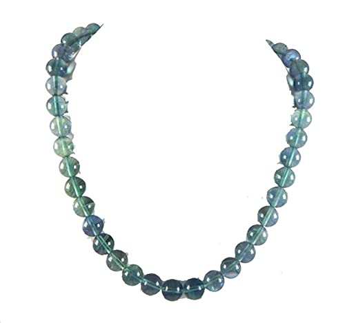 Perles en fluorite verte naturelle LKBEADS de 10mm pour créer des bijoux haut de gamme uniques