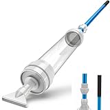 Spa Vacuum Compatible with 6250 Paradise Power, No Pumping, No Batteries or Electricity, Powered by Water Pressure, Cordless Hot Tub Vac Cleaner Picks up Pebbles, Sand&Debris, with Telescopic Handle