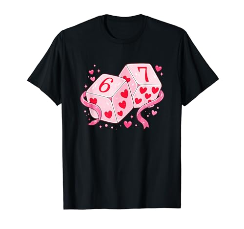 67 Valentine's Day Six Seven Dice 6 7 Meme Men Women Kids T�V���c